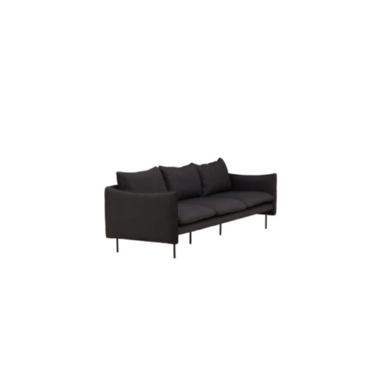 BRUNSKÅR Sofa 3-seter Svart