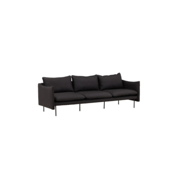 BRUNSKÅR Sofa 3-seter Svart