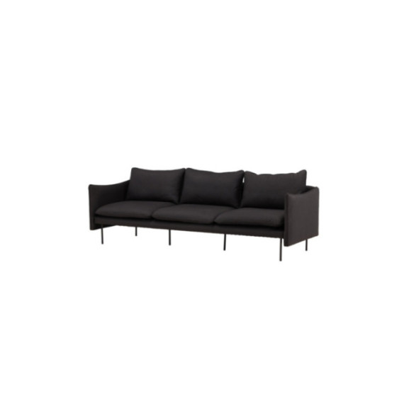 BRUNSKÅR Sofa 3-seter Svart