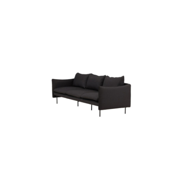 BRUNSKÅR Sofa 3-seter Svart