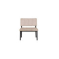 MONETT Loungestol Beige 2-Pack