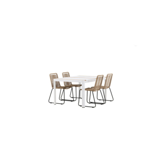 Togo Spisebord Med 4 stoler
