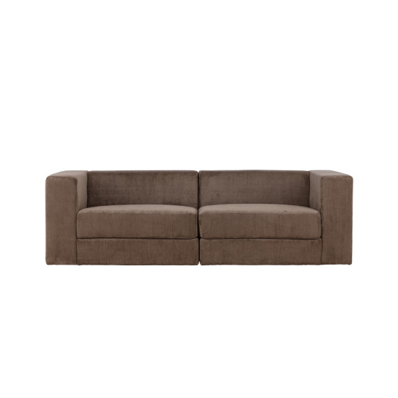 LUMI 3-Seter Sofa Brun