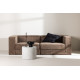 LUMI 3-Seter Sofa Brun